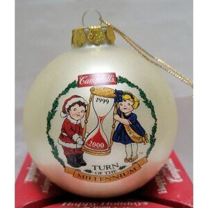 1999 Campbells Soup Kids Collectors Edition - Christmas Ornament Decoration Ball